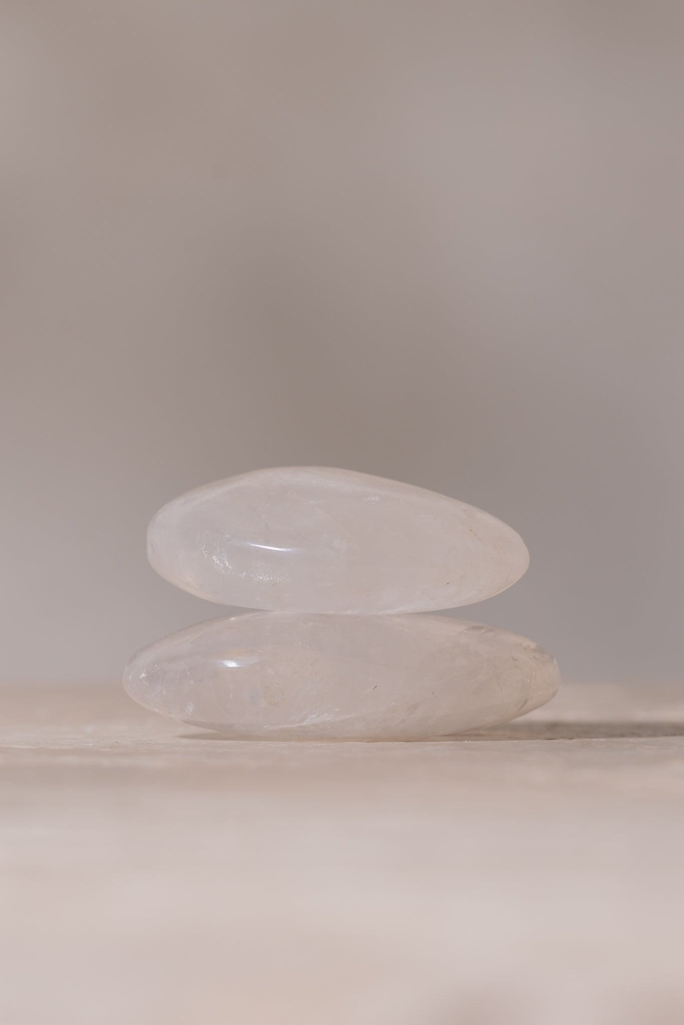 Clear Quartz Palmstones – Clear Quartz Stones – Polished Clear Quartz Palmstones